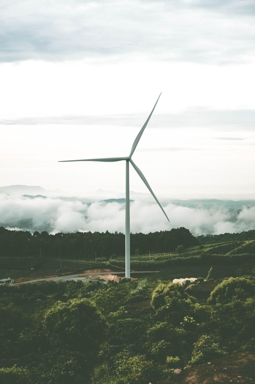who-we-are windmill, wind turbine, clouds, nature, sky, wind energy, landscape